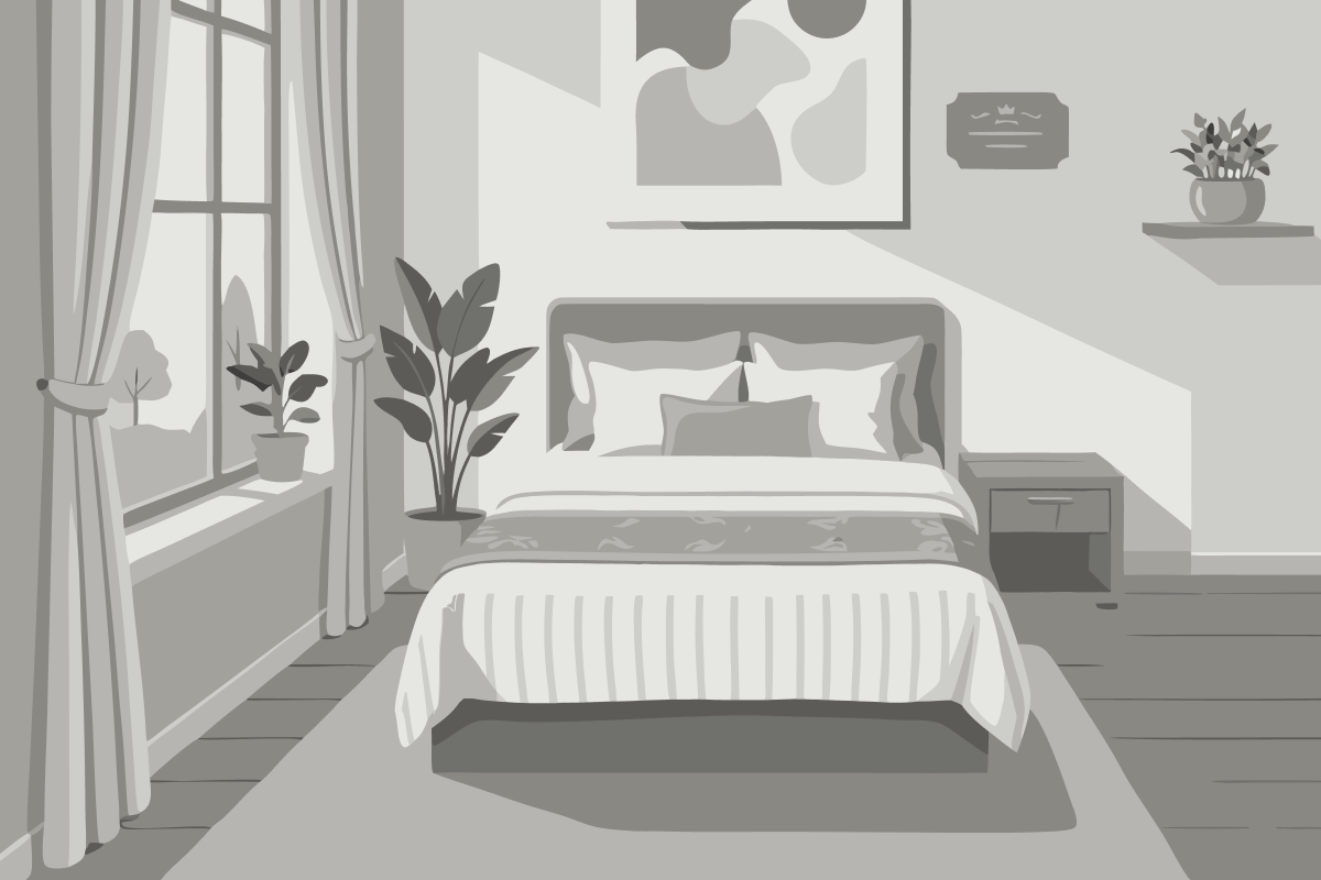 Chambre Classique pour Personnes à Mobilité Réduite avec 1 Lit Double